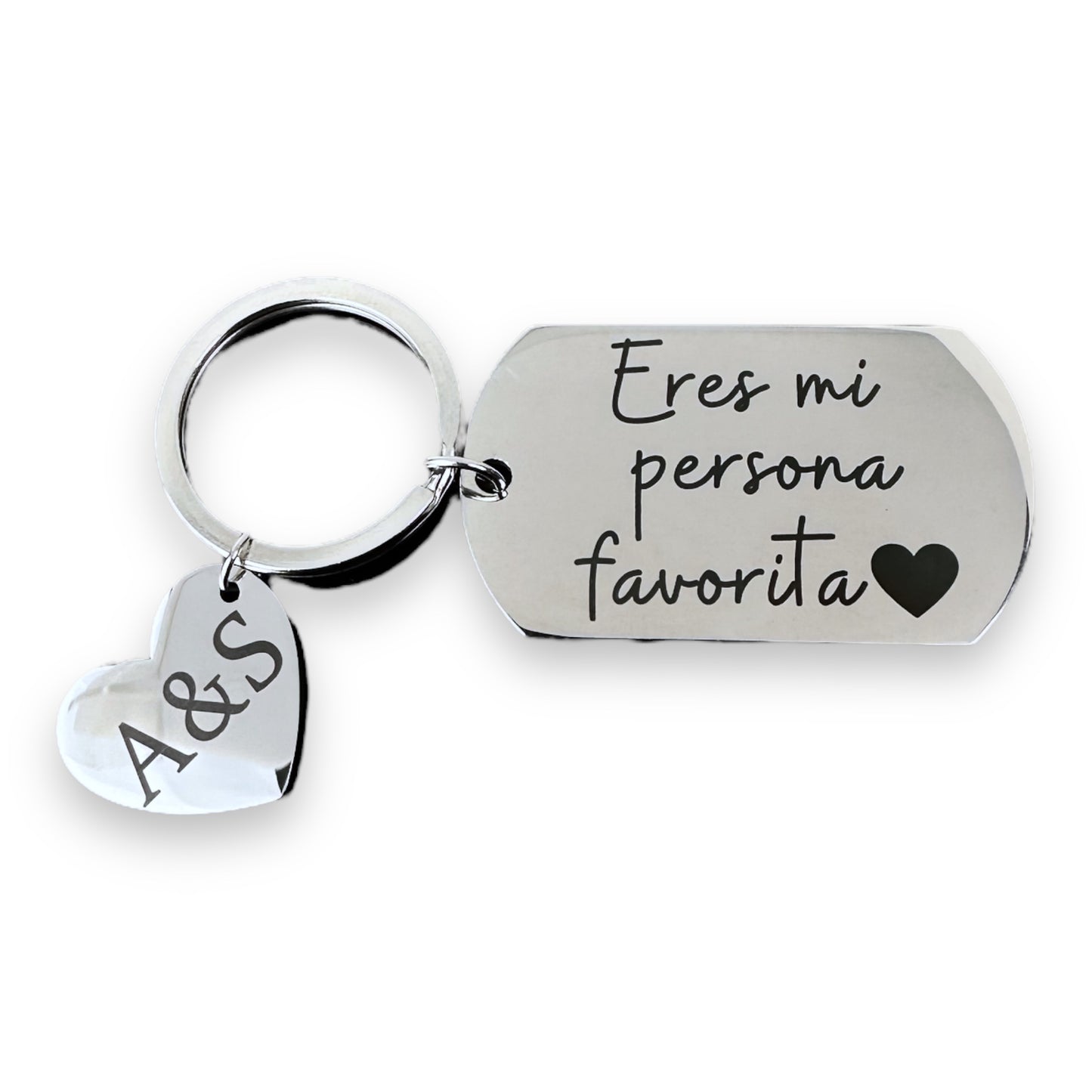 Llavero Personalizado Tag Fecha Especial Calendario de Aniversario Acero Inoxidable