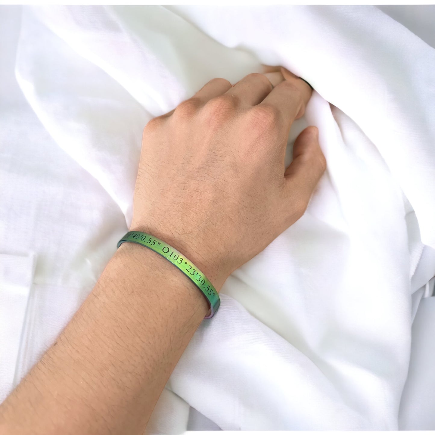 Brazalete Personalizado De Acero Inoxidable