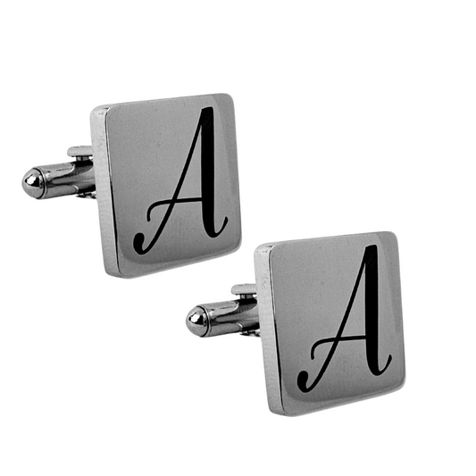 Mancuernillas Personalizadas de Acero Inoxidable (1 Par)