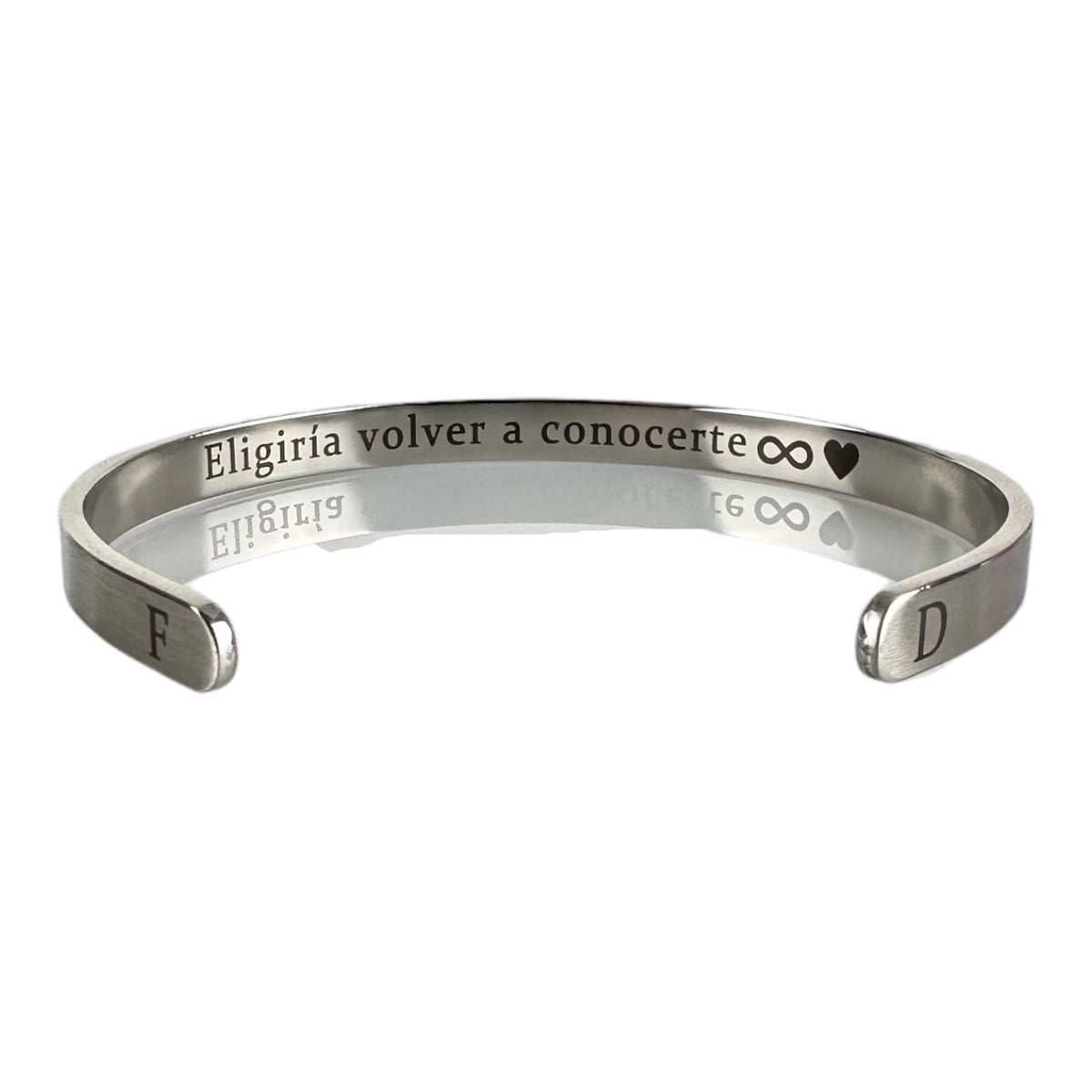 Brazalete Personalizado De Acero Inoxidable